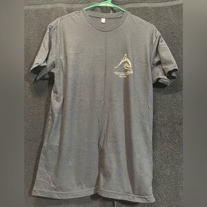 Black Short Sleeve Crew Neck Tee